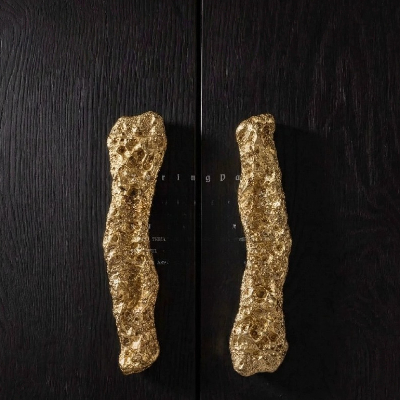 Unique Furniture Hardware Pulls - อุปกรณ์ตกแต่งตู้ทำจากทองเหลืองและอะลูมิเนียม ด้ามจับลิ้นชักและบานประตูที่มีเอกลักษณ์ อุปกรณ์ฮาร์ดแวร์สำหรับเฟอร์นิเจอร์ในบ้าน อุปกรณ์ตกแต่งตู้เสื้อผ้าและตู้ลิ้นชัก