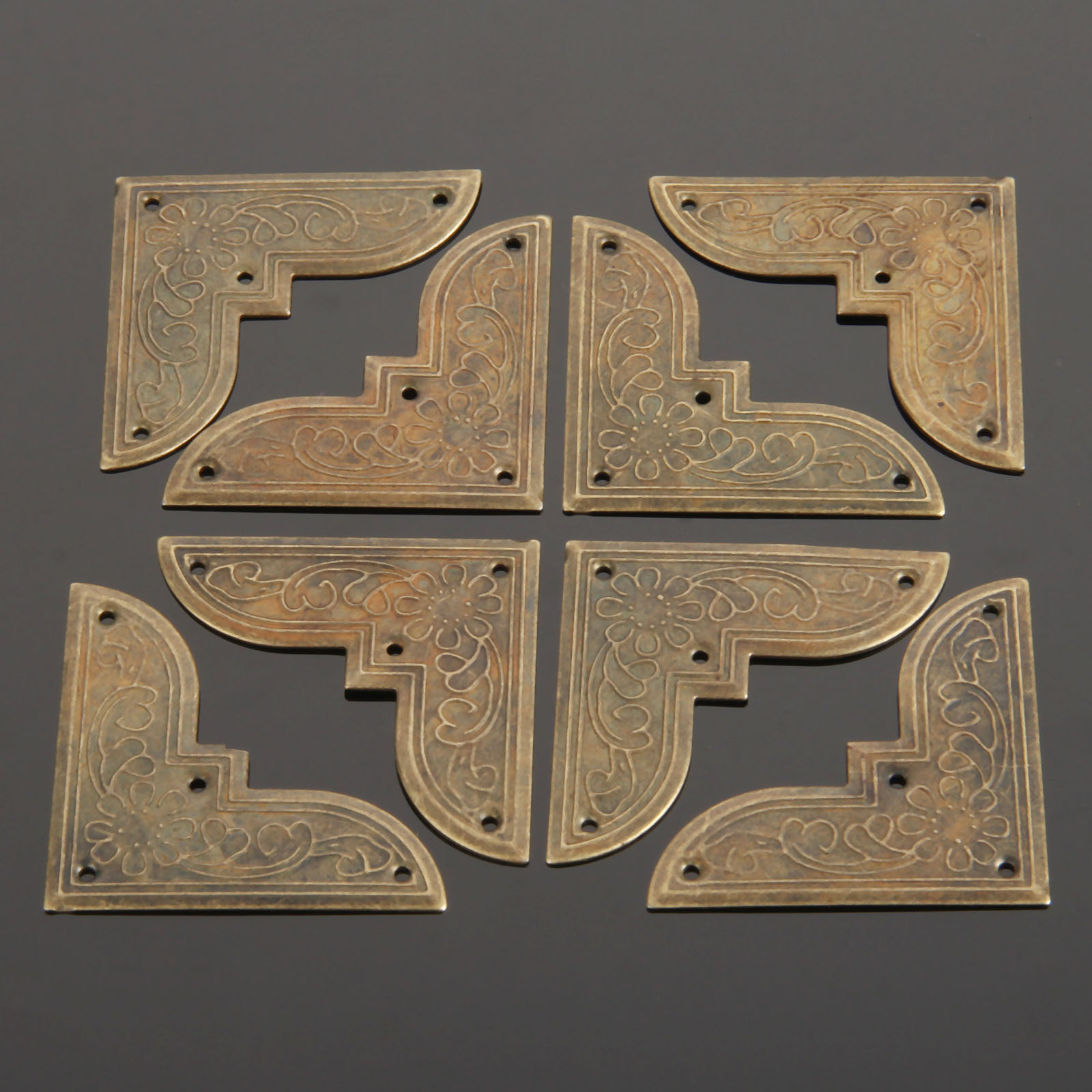 Corner Bracket Angle - ขาเหล็กสำหรับมุม 40 ชิ้น พร้อมสกรู 160 ชิ้น