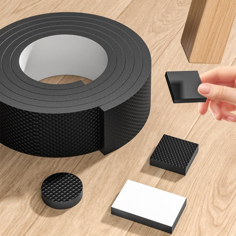 Furniture Hardware Feet - แผ่นรองกันลื่นสำหรับเฟอร์นิเจอร์ ขนาด 2 เมตร แบบมีกาวในตัว ป้องกันขาเก้าอี้