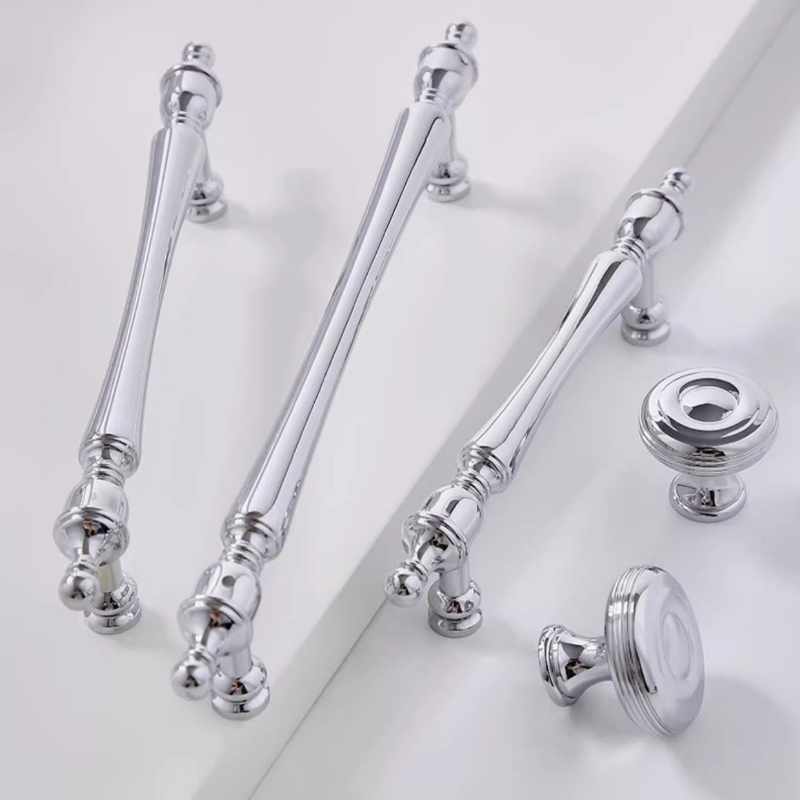 Unique Furniture Hardware Pulls - อุปกรณ์ตกแต่งประตูสไตล์อเมริกัน/มือจับทองเหลืองแท้สำหรับตู้เสื้อผ้า ห้องนอน ห้องครัว มือจับแบบดึงรูปตัว T ลูกบิดลิ้นชัก