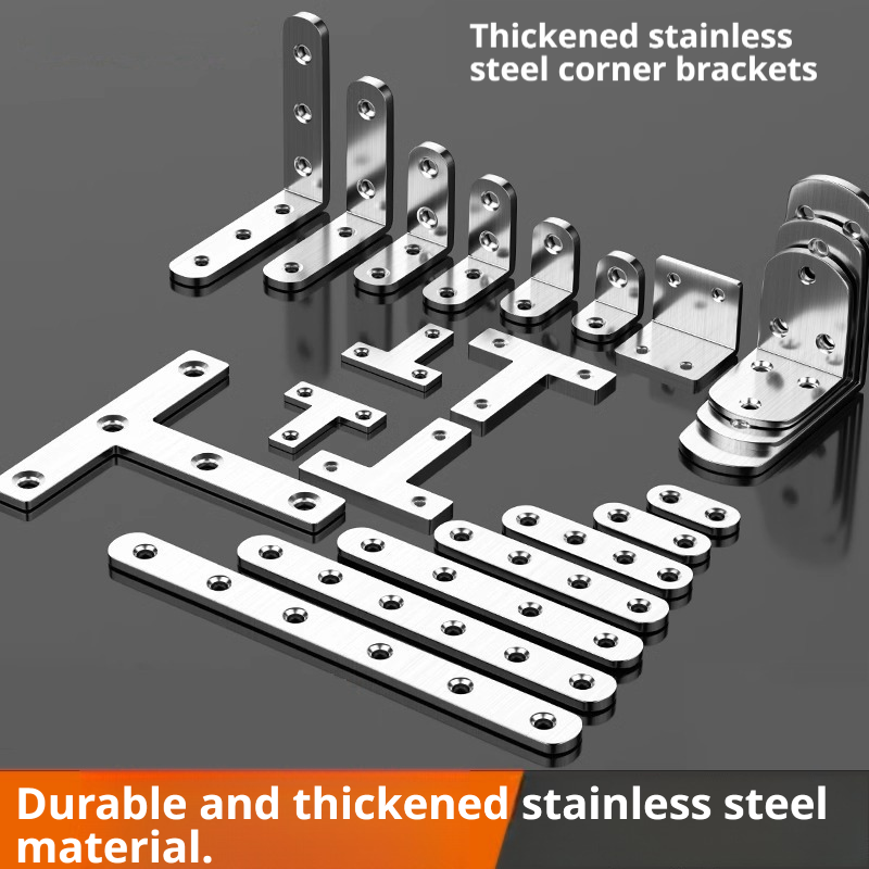 Corner Bracket Angle - ตัวยึดมุมเฟอร์นิเจอร์และตู้ - ข้อต่อมุม 90 องศาแบบ L