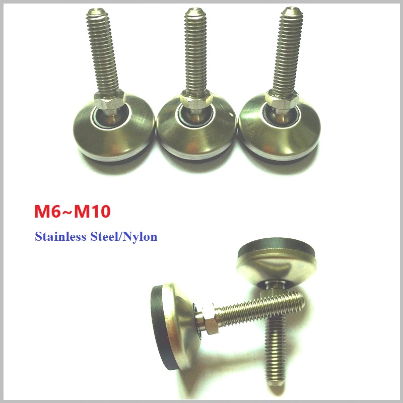 Furniture Screw Type - ขาตั้งเครื่องกลึงแบบปรับได้ ชนิดเกลียว ขาปรับระดับ ฐานหมุน ขาปรับระดับได้ M6/M8/M10