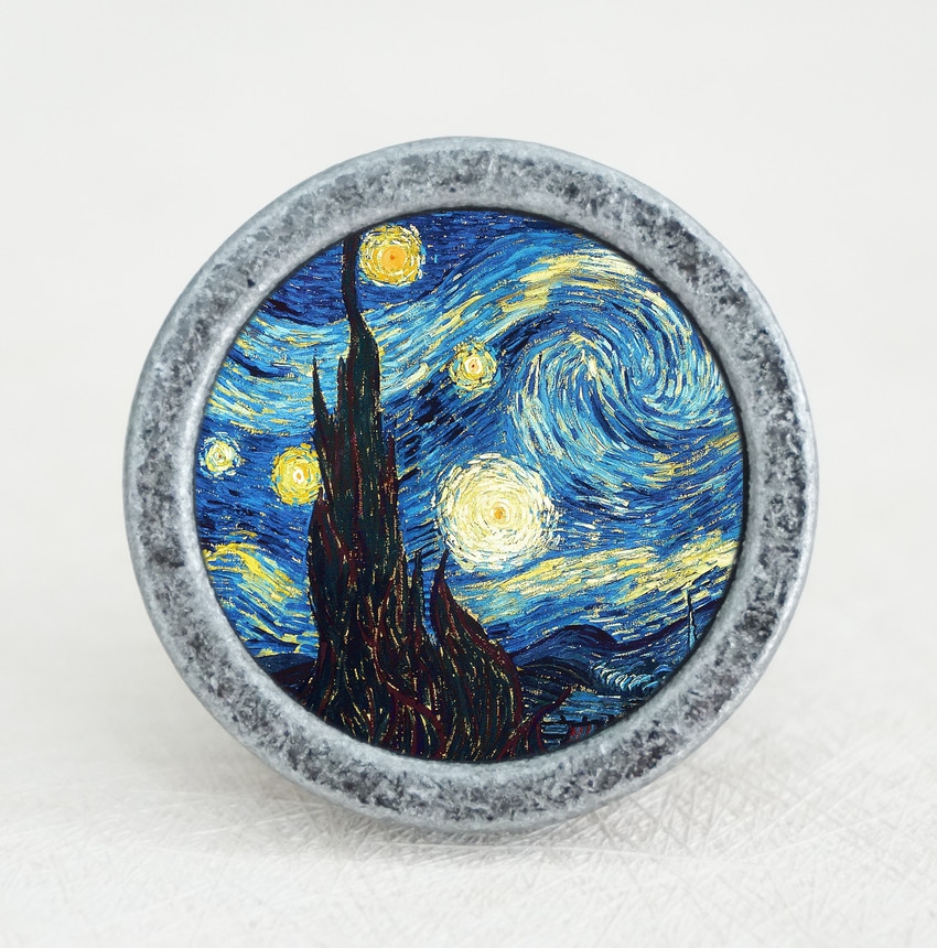 Starry Sky Dresser Knob Art ลู - Unique Furniture Hardware Pulls บทวิจารณ์และราคา