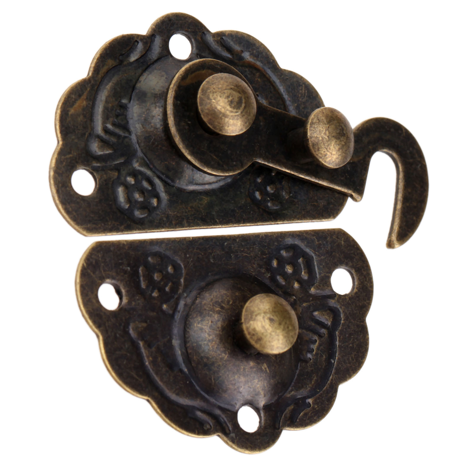 1 PC Antique Bronzeกล่องLATCH  - Furniture Hardware Antique บทวิจารณ์และราคา