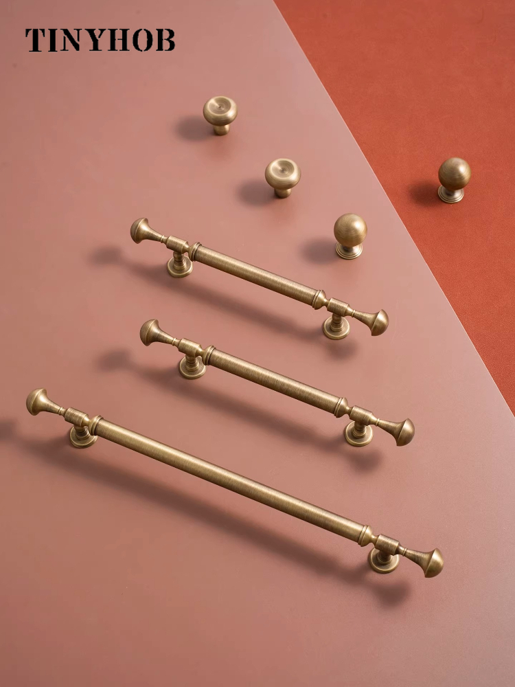 มือจับตู้ทองเหลืองโบราณ / มือจ - Vintage Furniture Hardware Pulls บทวิจารณ์และราคา