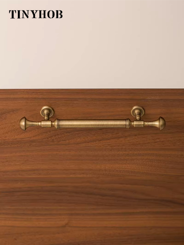 มือจับตู้ทองเหลืองโบราณ / มือจ - Vintage Furniture Hardware Pulls บทวิจารณ์และราคา