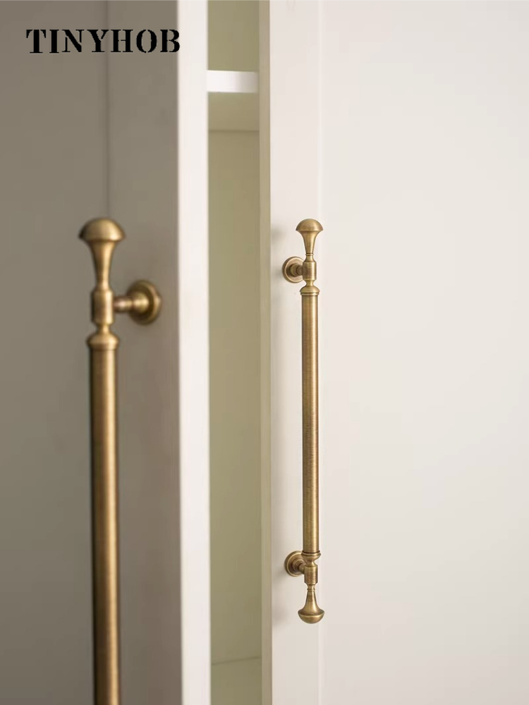 มือจับตู้ทองเหลืองโบราณ / มือจ - Vintage Furniture Hardware Pulls บทวิจารณ์และราคา