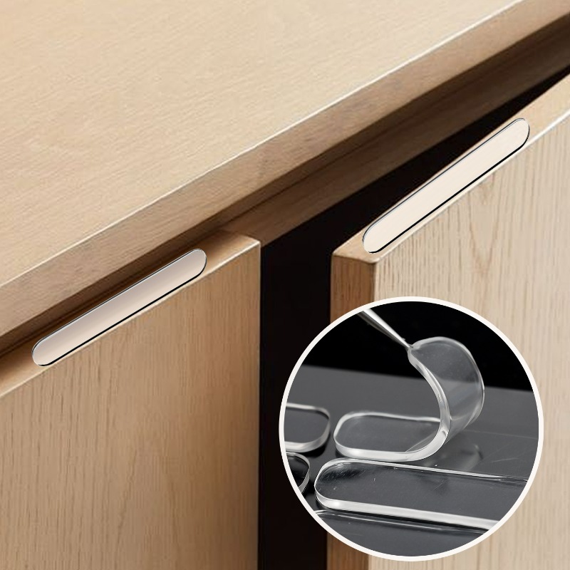 แผ่นกันกระแทกซิลิโคนสำหรับตู้  - Furniture Hardware Pulls บทวิจารณ์และราคา