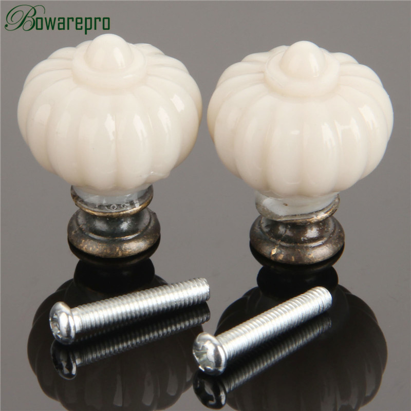 1Pc อะคริลิคงาช้างสีขาวฟักทองม - Furniture Hardware Feet บทวิจารณ์และราคา