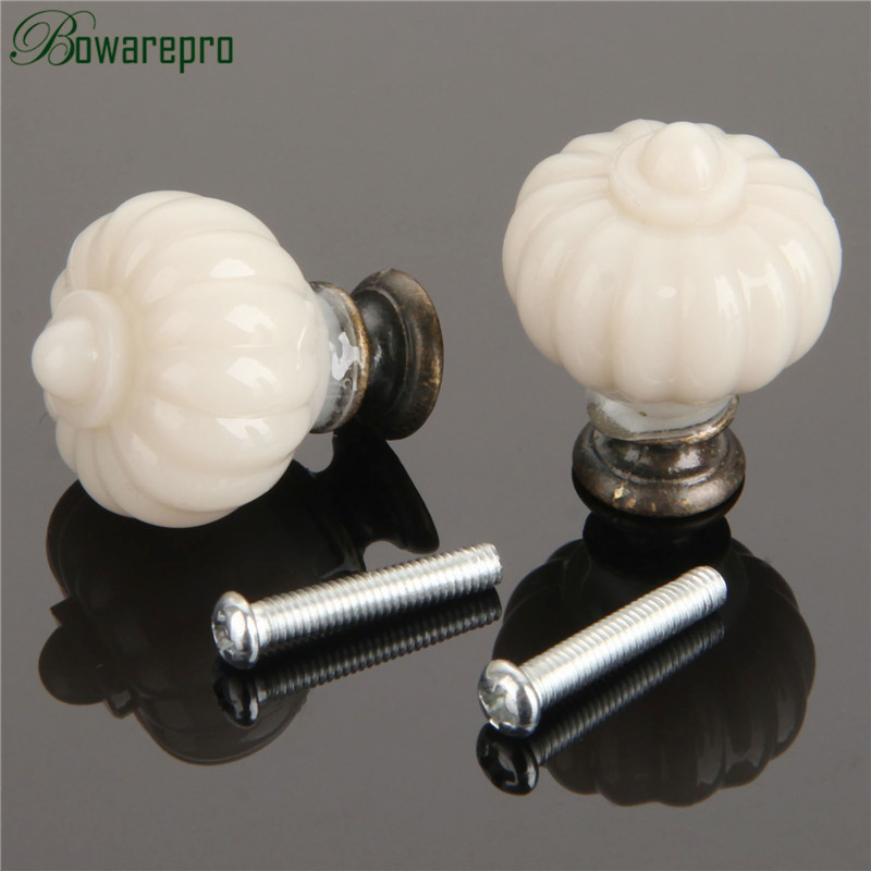 1Pc อะคริลิคงาช้างสีขาวฟักทองม - Furniture Hardware Feet บทวิจารณ์และราคา