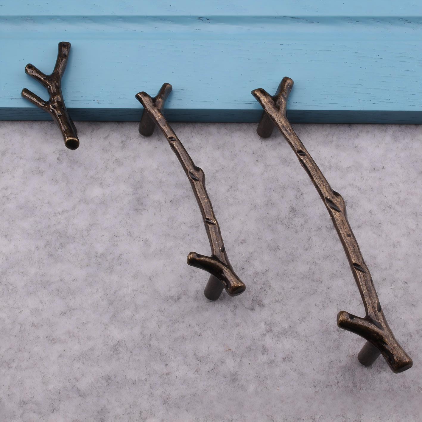 มือจับลิ้นชักตู้ครัวสีบรอนซ์ดำ - Unique Furniture Hardware Pulls บทวิจารณ์และราคา