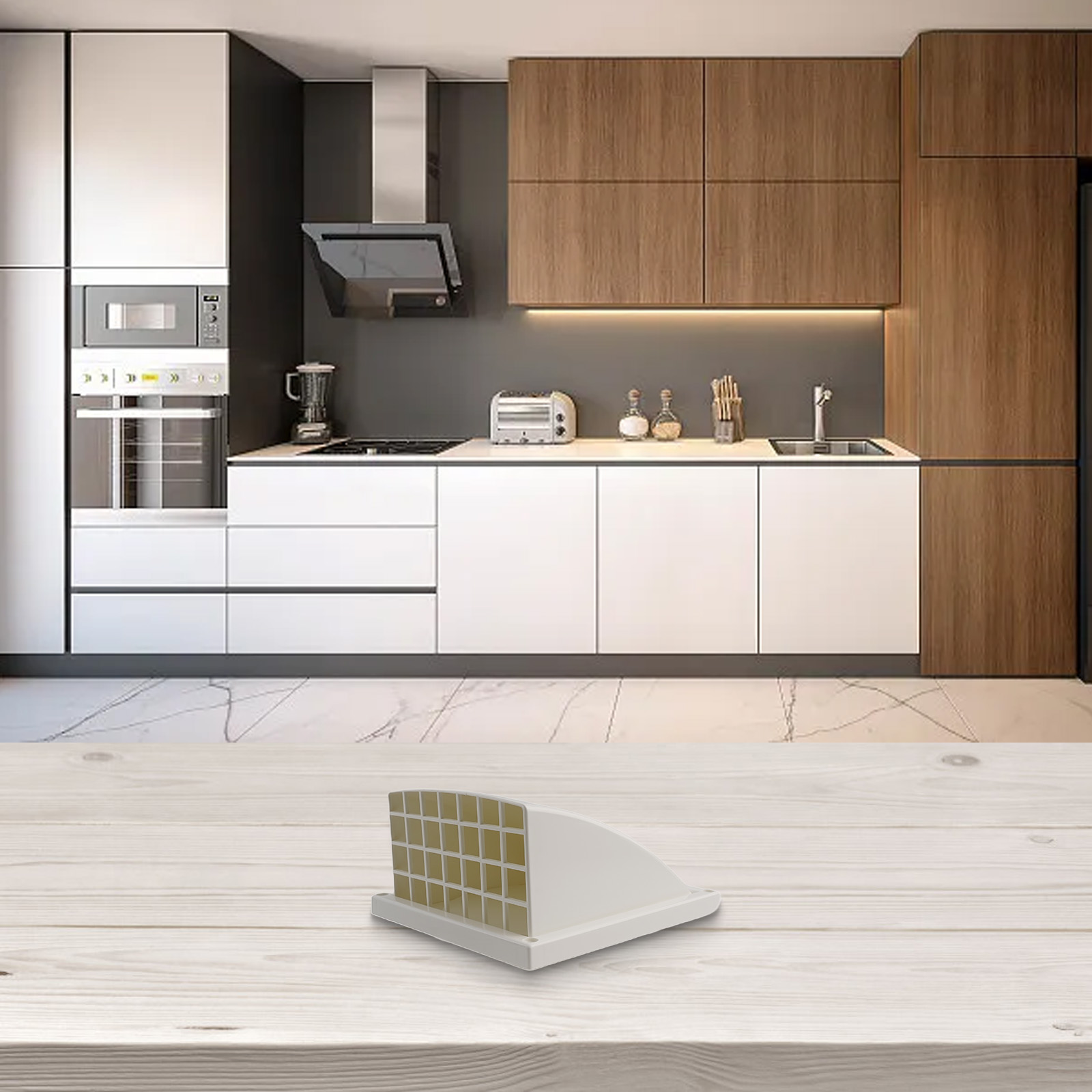 ช่องระบายอากาศผนังภายนอกขนาด 1 - Furniture Hardware Outlet บทวิจารณ์และราคา