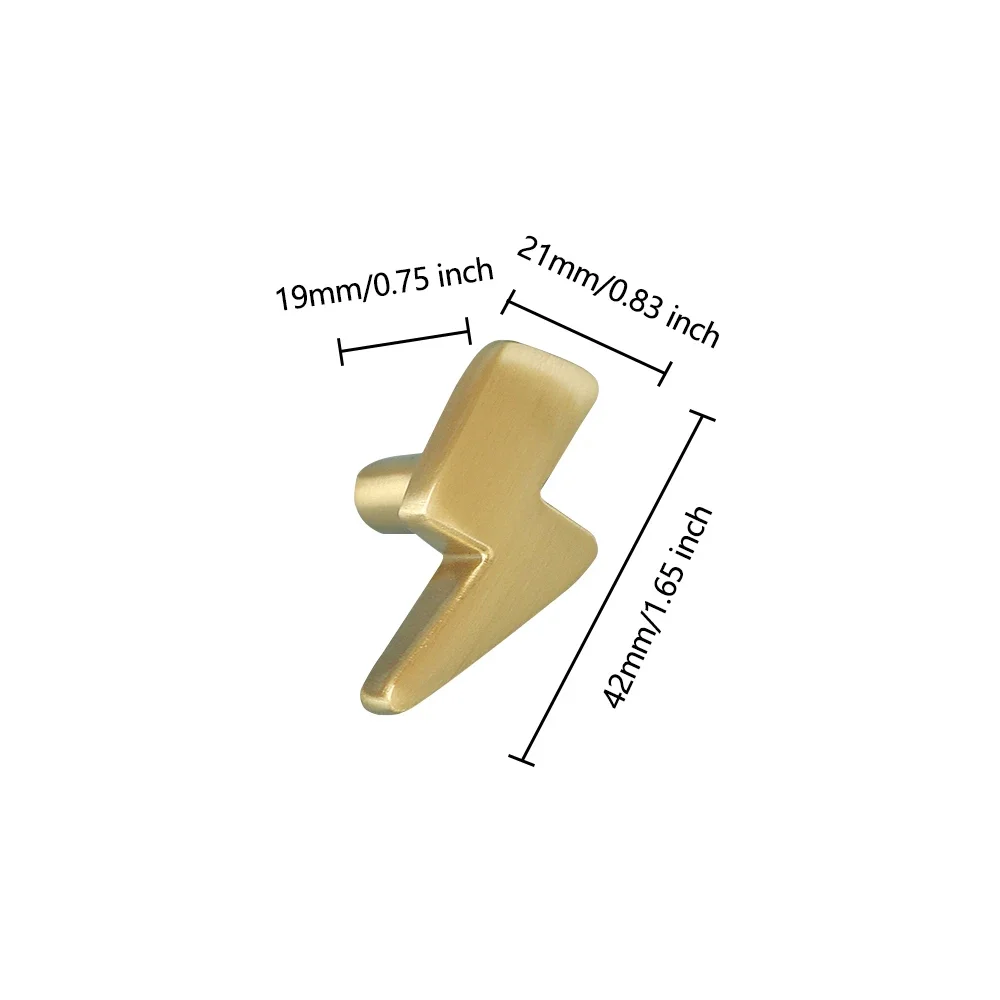 Lightning Design ทองเหลืองลูกบ - Unique Furniture Hardware Pulls บทวิจารณ์และราคา
