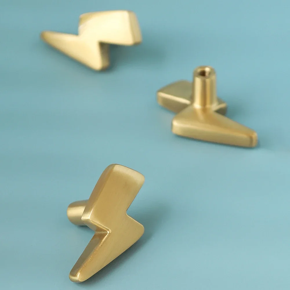 Lightning Design ทองเหลืองลูกบ - Unique Furniture Hardware Pulls บทวิจารณ์และราคา