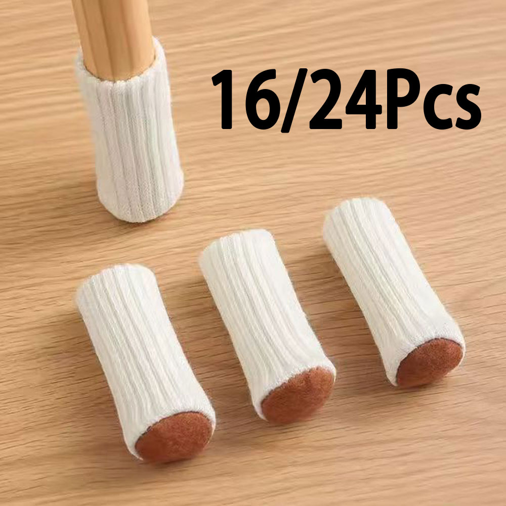 ถุงเท้าคลุมขาเก้าอี้ 16/24 ชิ้ - Furniture Hardware Feet บทวิจารณ์และราคา