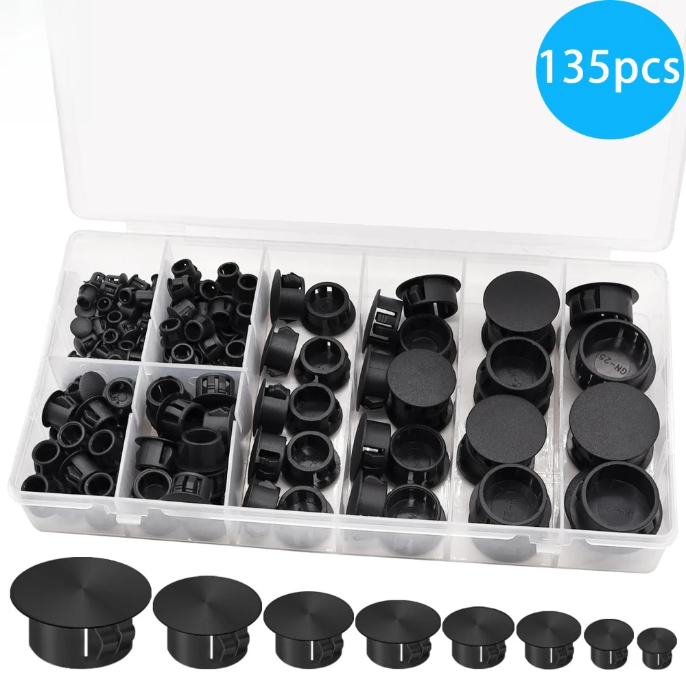 ฝาปิดรูแบบสกรู 135 ชิ้น สำหรับ - Furniture Screw Type บทวิจารณ์และราคา