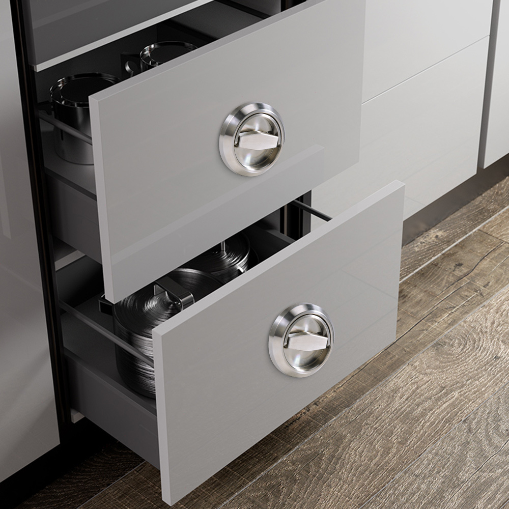 สแตนเลสซ่อนตู้ลูกบิดและมือจับร - Furniture Hardware Factory บทวิจารณ์และราคา