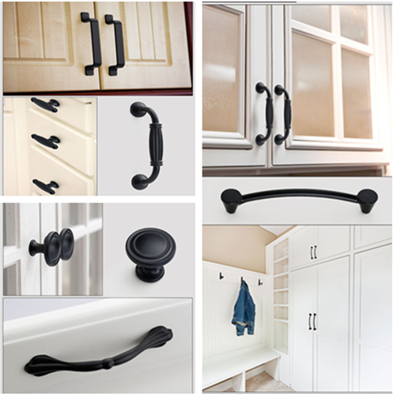มือจับสีดําสําหรับลูกบิดตู้เฟอ - Restoration Hardware Furniture Used บทวิจารณ์และราคา
