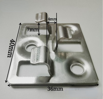 คลิปยึดพื้นไม้ไผ่ WPC แบบซ่อน  - Corner Bracket Angle บทวิจารณ์และราคา