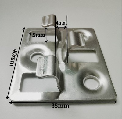 คลิปยึดพื้นไม้ไผ่ WPC แบบซ่อน  - Corner Bracket Angle บทวิจารณ์และราคา