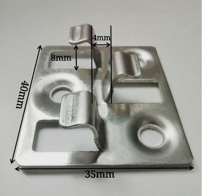 คลิปยึดพื้นไม้ไผ่ WPC แบบซ่อน  - Corner Bracket Angle บทวิจารณ์และราคา