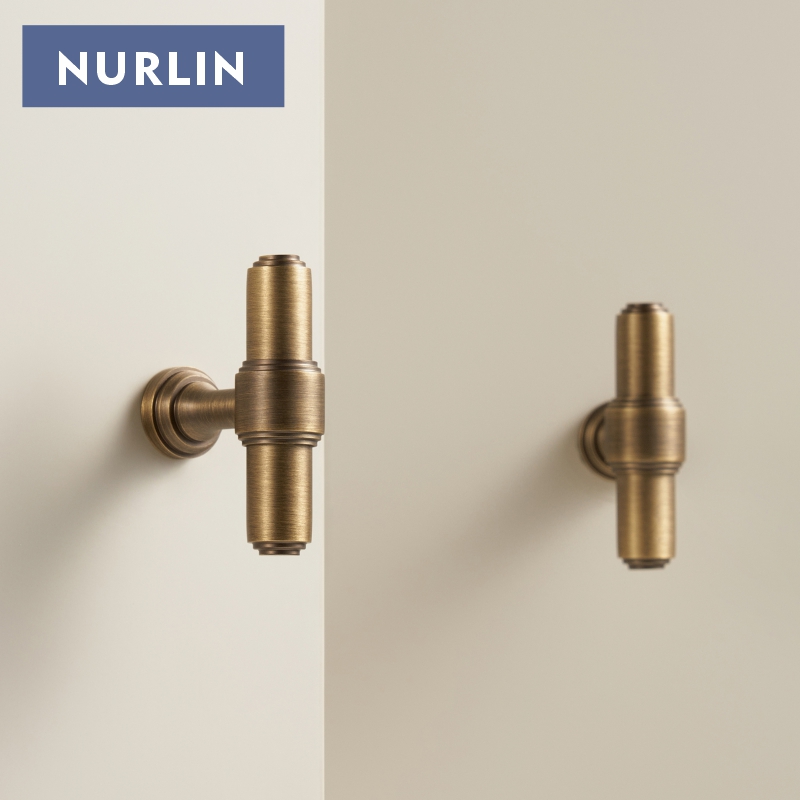 Nurlin ทองเหลืองภาษาฝรั่งเศสคํ - Furniture Hardware Pulls บทวิจารณ์และราคา