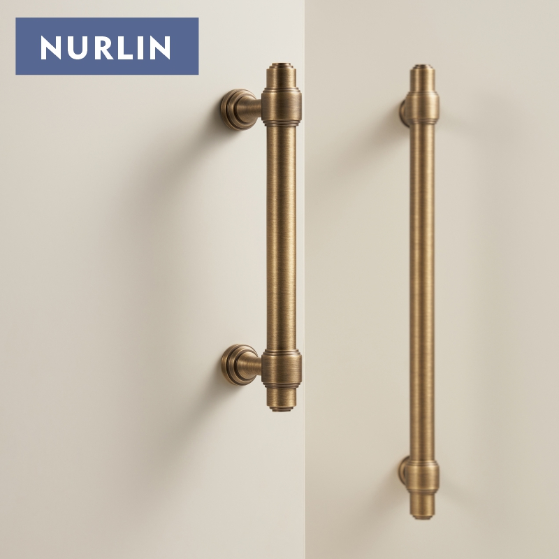 Nurlin ทองเหลืองภาษาฝรั่งเศสคํ - Furniture Hardware Pulls บทวิจารณ์และราคา