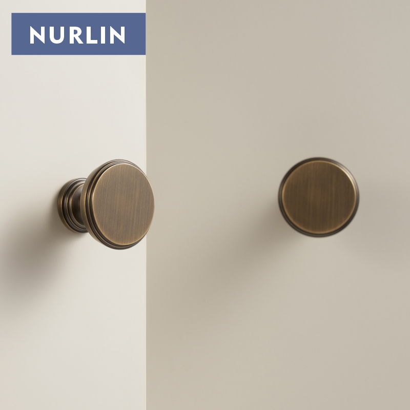 Nurlin ทองเหลืองภาษาฝรั่งเศสคํ - Furniture Hardware Pulls บทวิจารณ์และราคา