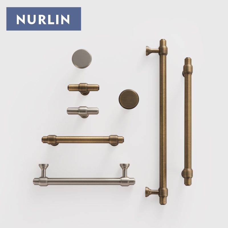 Nurlin ทองเหลืองภาษาฝรั่งเศสคํ - Furniture Hardware Pulls บทวิจารณ์และราคา