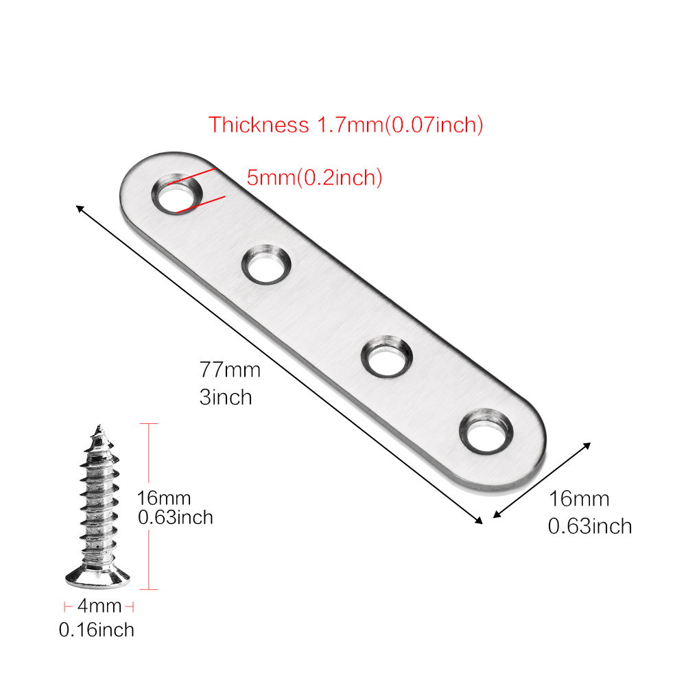 แบนตรงรั้งวงเล็บ 77X16 มม.(3X0 - Corner Bracket Angle บทวิจารณ์และราคา