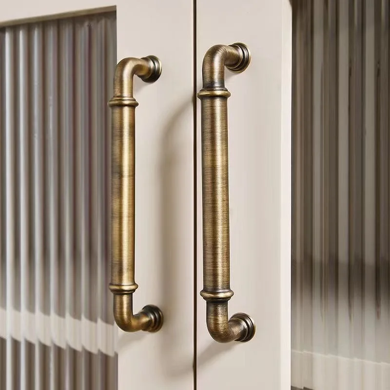 มือจับทองเหลืองโบราณสำหรับตู้ค - Vintage Furniture Hardware Pulls บทวิจารณ์และราคา