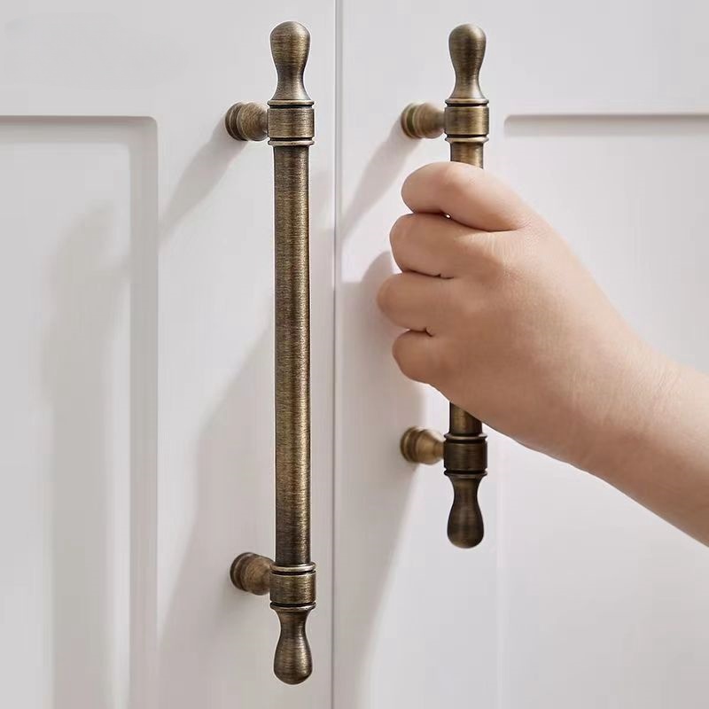มือจับทองเหลืองโบราณสำหรับตู้ค - Vintage Furniture Hardware Pulls บทวิจารณ์และราคา
