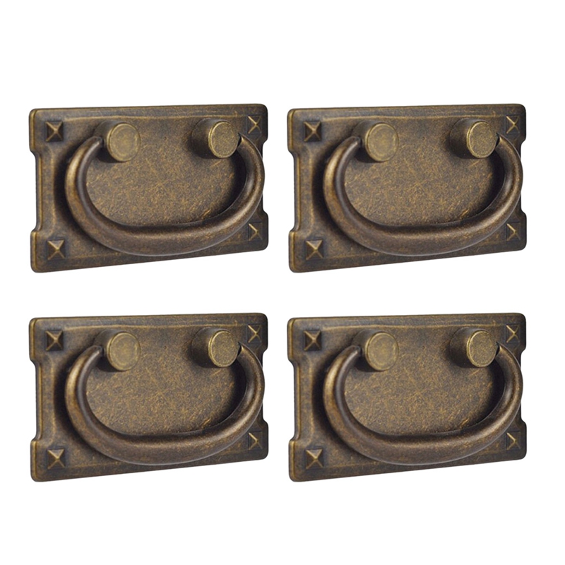 4Pcs Vintage Antique Bronze ลิ - Furniture Hardware Antique บทวิจารณ์และราคา