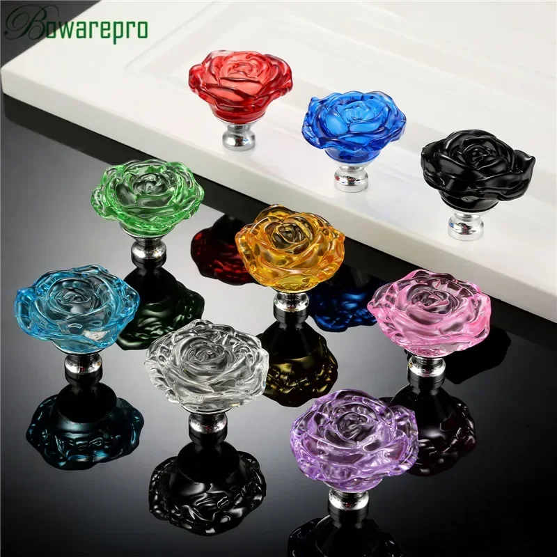 Bowarepro 50 มม.คริสตัลRoseแก้ - Furniture Hardware Feet บทวิจารณ์และราคา
