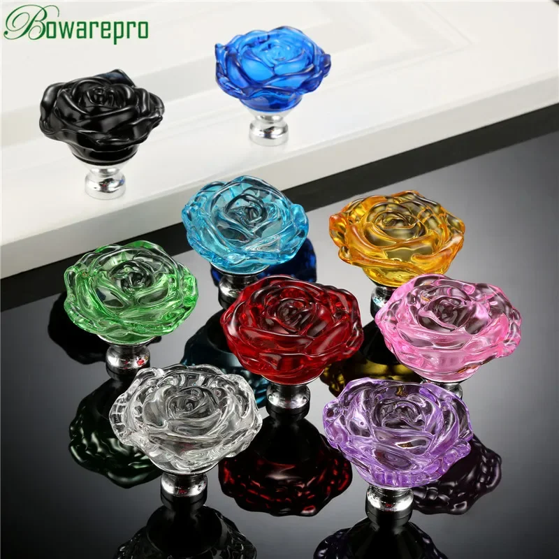 Bowarepro 50 มม.คริสตัลRoseแก้ - Furniture Hardware Feet บทวิจารณ์และราคา