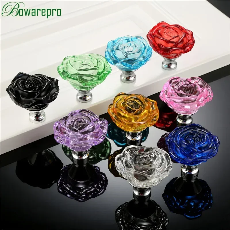 Bowarepro 50 มม.คริสตัลRoseแก้ - Furniture Hardware Feet บทวิจารณ์และราคา