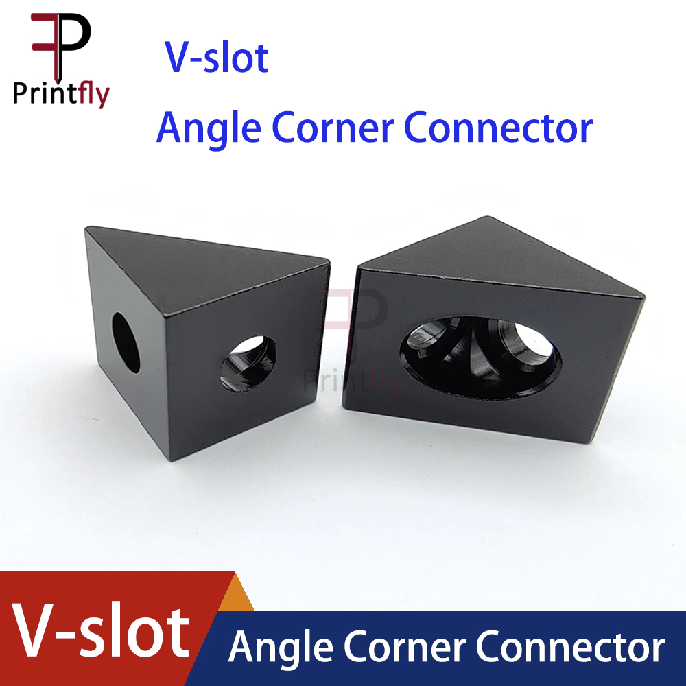 V-Slot สีดำตัวเชื่อมมุมมุม90อง - Corner Bracket Angle บทวิจารณ์และราคา