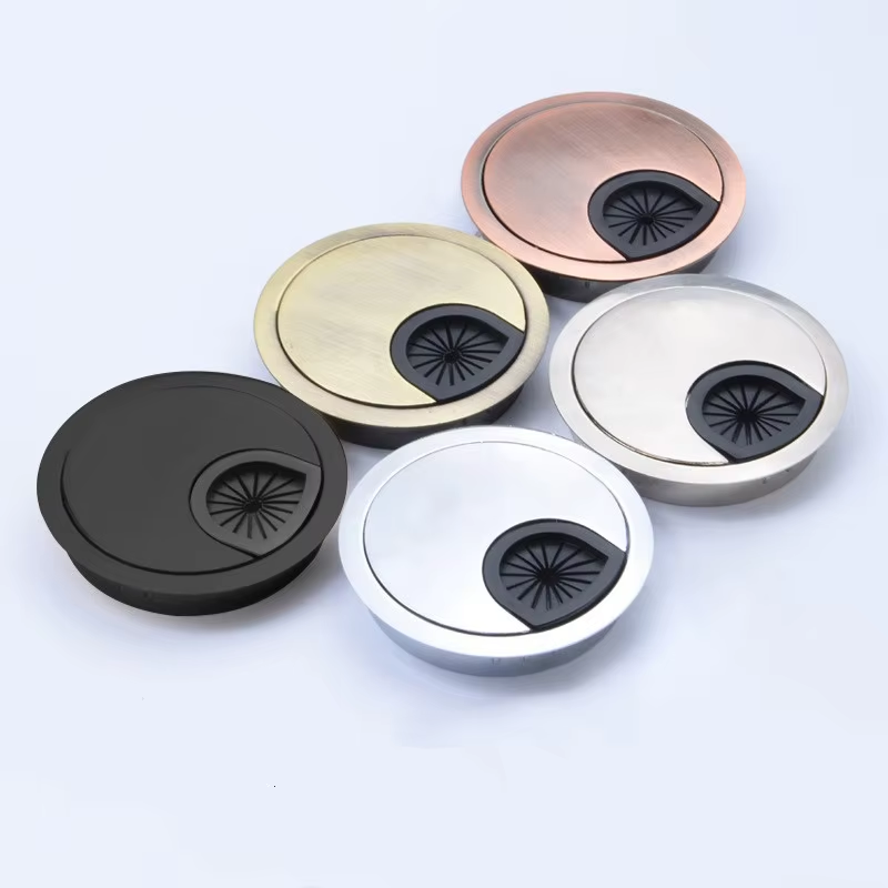 แผ่นปิดรูสายไฟทรงกลมทำจากโลหะผ - Furniture Hardware Outlet บทวิจารณ์และราคา