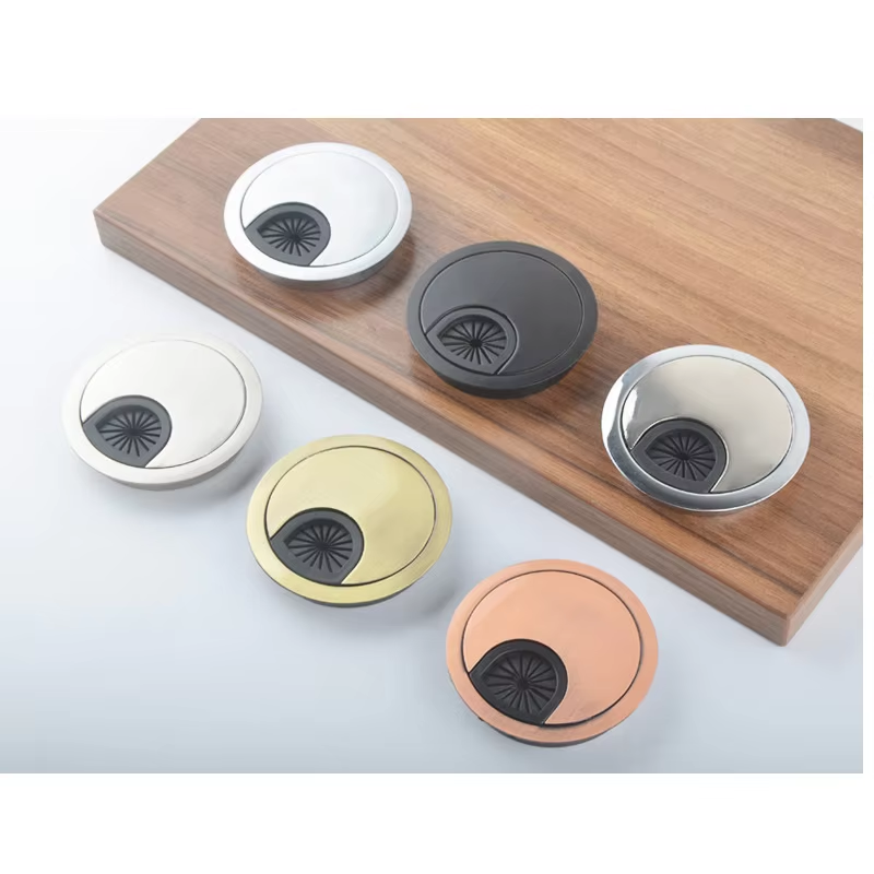 แผ่นปิดรูสายไฟทรงกลมทำจากโลหะผ - Furniture Hardware Outlet บทวิจารณ์และราคา