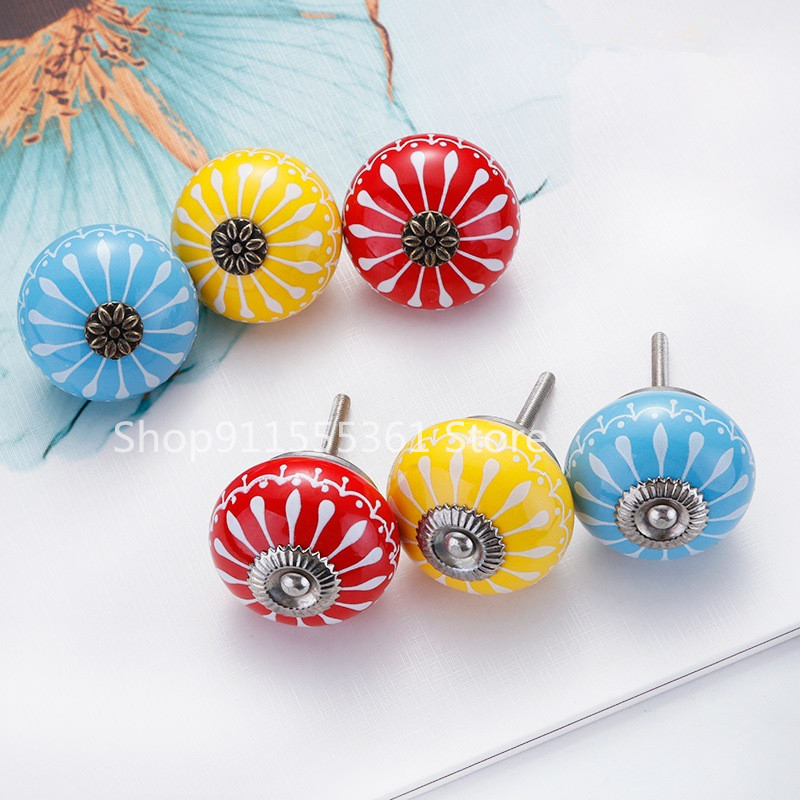 เซรามิค/Dresser Knobs สีขาวดึง - Unique Furniture Hardware Pulls บทวิจารณ์และราคา