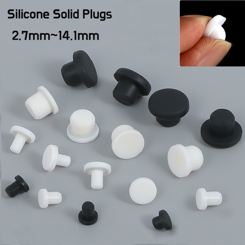 ปลั๊กซิลิโคนสีดำขาวแบบแข็ง 2.7 - Furniture Screw Type บทวิจารณ์และราคา