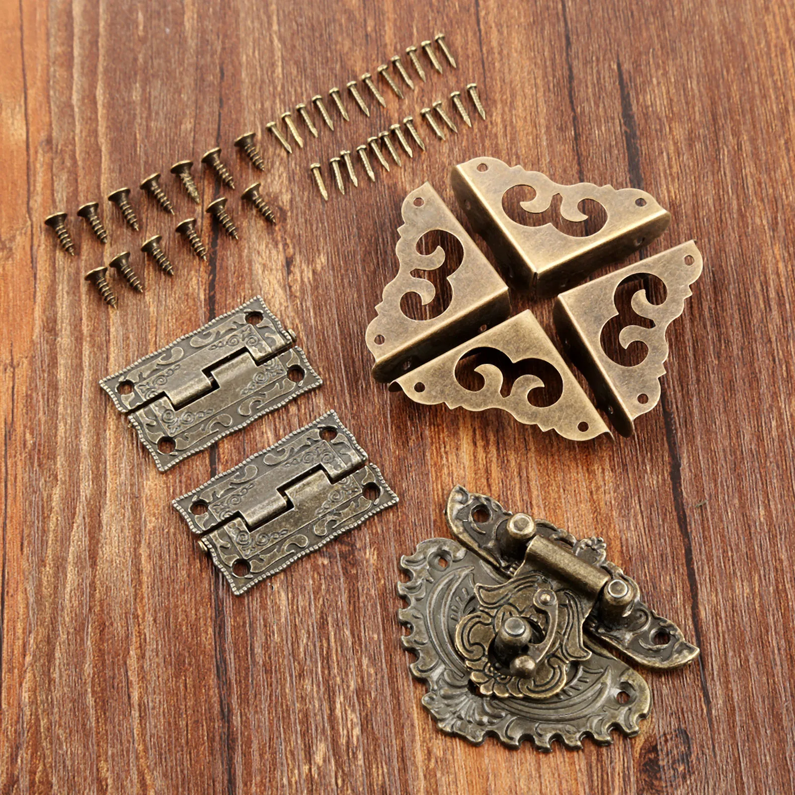 7ชิ้น/เซ็ตโบราณ Bronze Padlock - Furniture Hardware Antique บทวิจารณ์และราคา