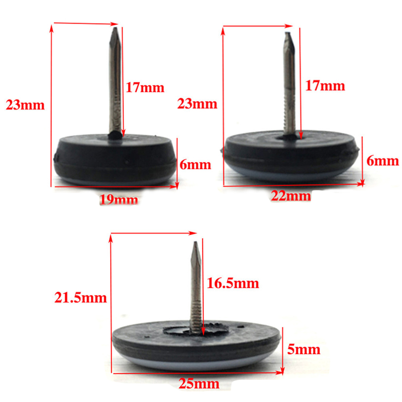 20 ชิ้น 16/19/22/25 มิลลิเมตรโ - Furniture Hardware Feet บทวิจารณ์และราคา
