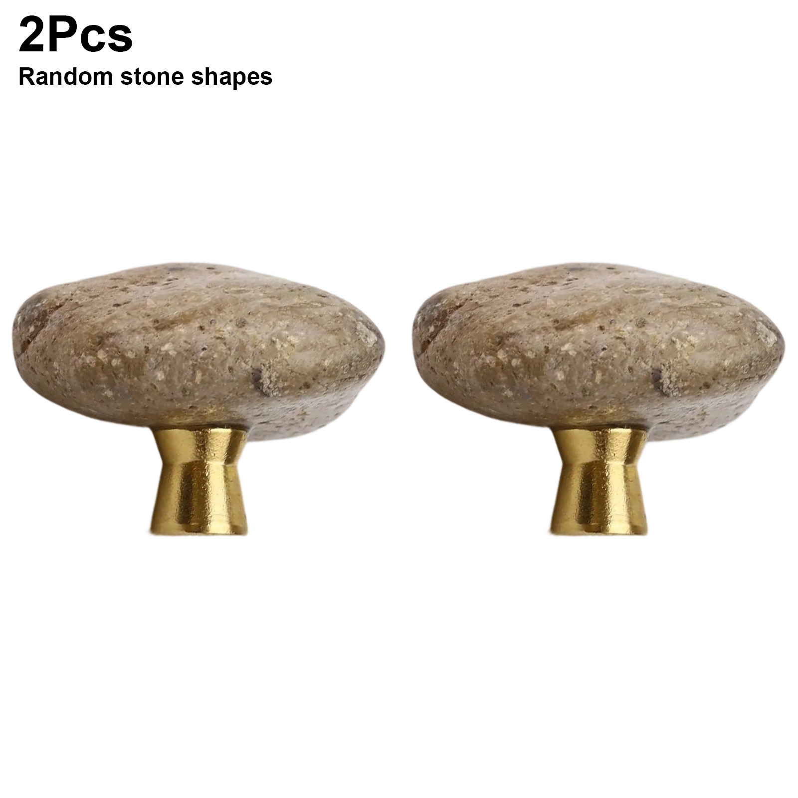 2 ชิ้นที่ไม่ซ้ำกันสร้างสรรค์หิ - Unique Furniture Hardware Pulls บทวิจารณ์และราคา