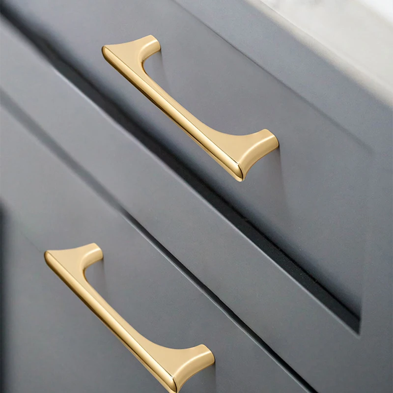 มือจับตู้ครัวสีทอง YM  มือจับล - Furniture Hardware Store บทวิจารณ์และราคา