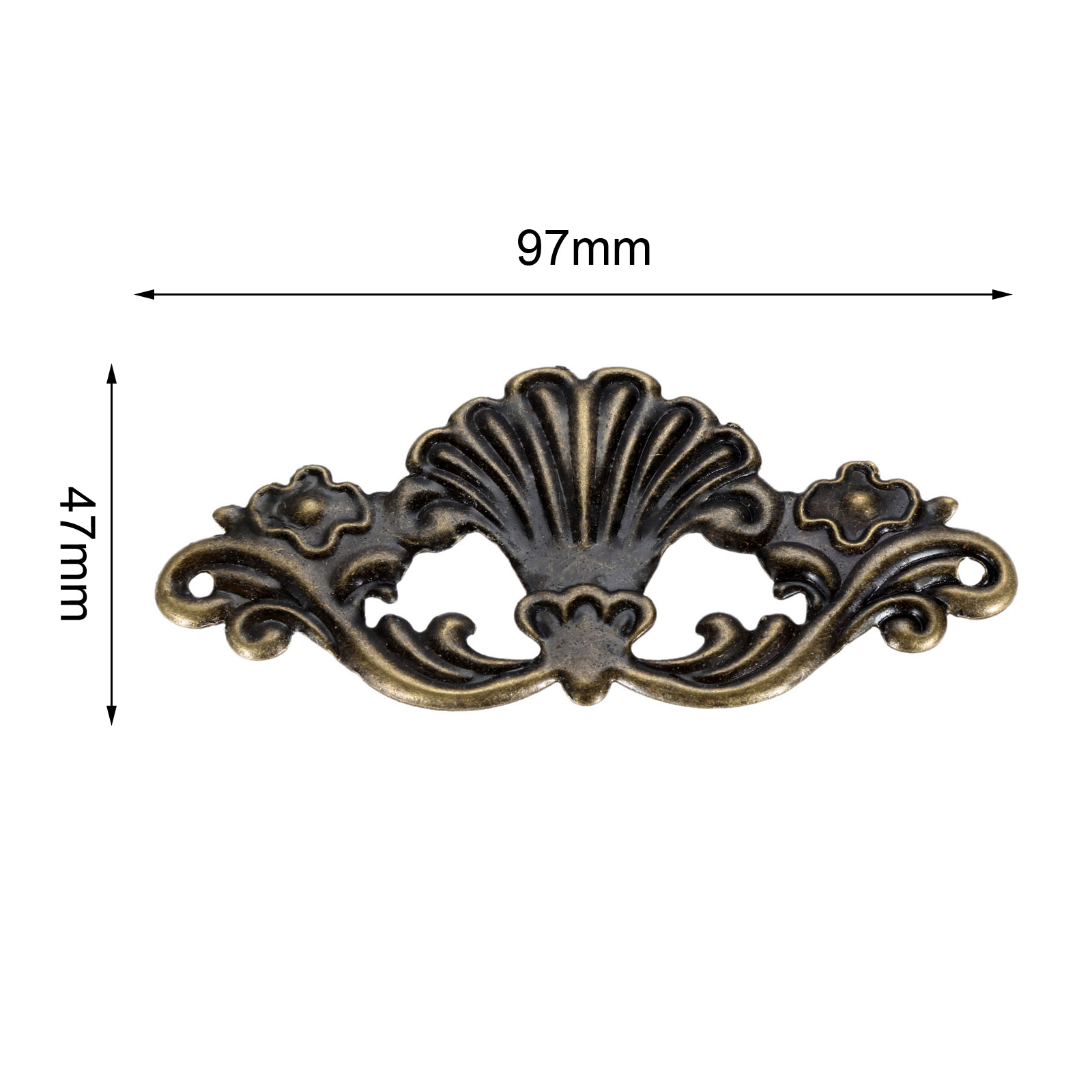 4Pcs 97*47มม.ไม้กล่อง Coner ไว - Corner Bracket Angle บทวิจารณ์และราคา