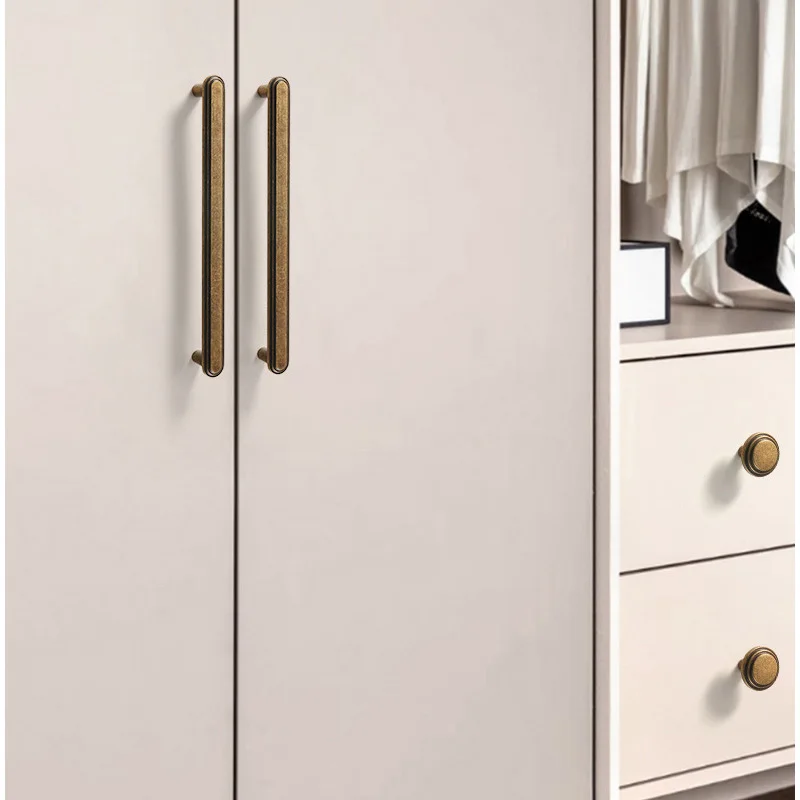 Retro จับทองเหลืองโบราณดึงตู้ห - Vintage Furniture Hardware Pulls บทวิจารณ์และราคา