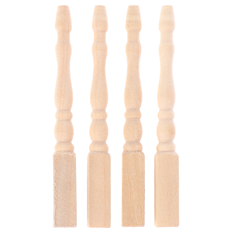 ● 4 ชิ้น/เซ็ต 1:12 ตุ๊กตาจิ๋ว  - Furniture Hardware Feet บทวิจารณ์และราคา