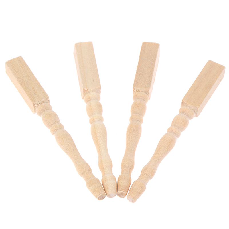 ● 4 ชิ้น/เซ็ต 1:12 ตุ๊กตาจิ๋ว  - Furniture Hardware Feet บทวิจารณ์และราคา