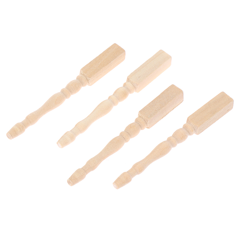 ● 4 ชิ้น/เซ็ต 1:12 ตุ๊กตาจิ๋ว  - Furniture Hardware Feet บทวิจารณ์และราคา